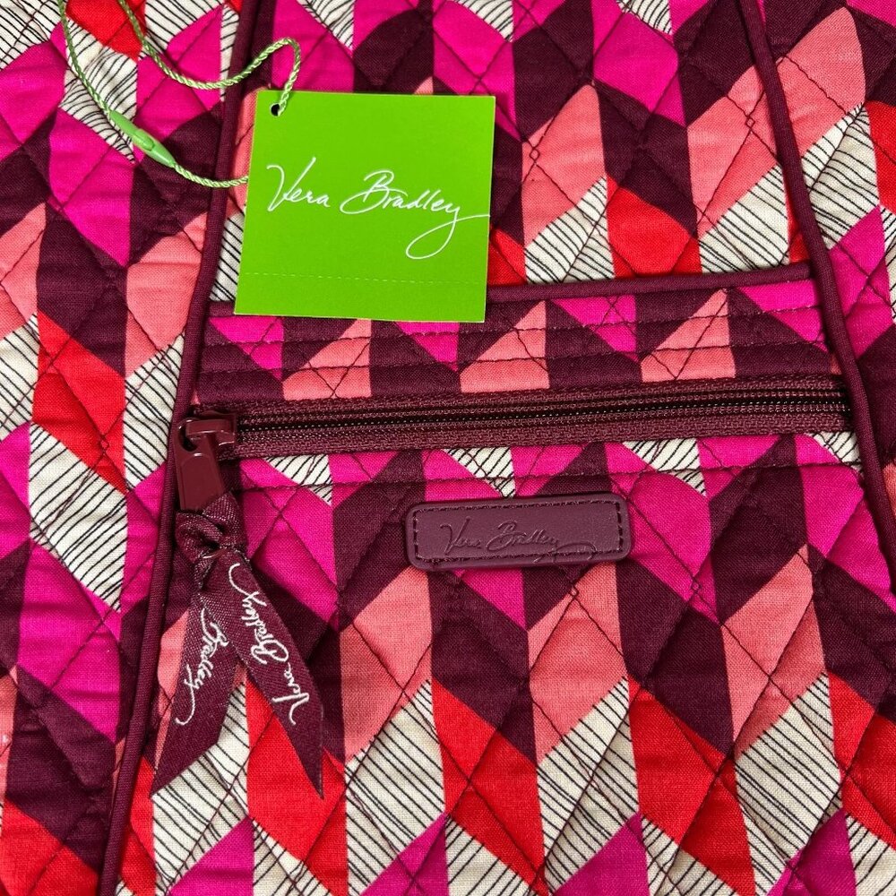 Vera Bradley Womens Hipster Bohemian Chevron Adjustable Strap Crossbody Bag - Picture 4 of 12